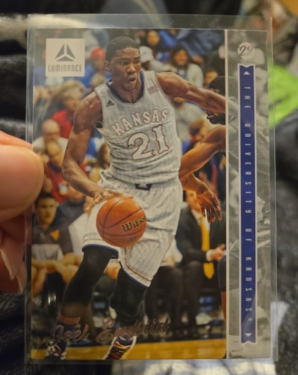 2022 Panini Chronicles Draft Picks Luminance #50 Joel Embiid — front
