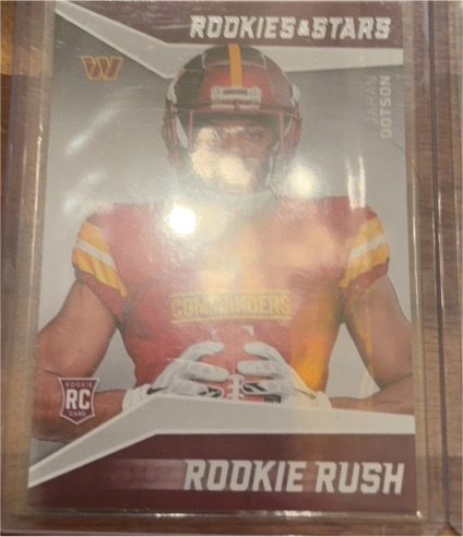 2022 Panini Rookies & Stars Rookie Rush #RR-10 Jahan Dotson — front