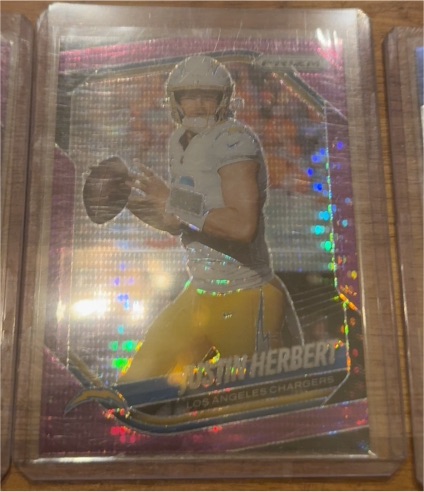 2025 Panini Prizm #215 Justin Herbert — front