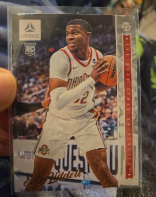2022 Panini Chronicles Draft Picks Luminance #33 E.J. Liddell — front
