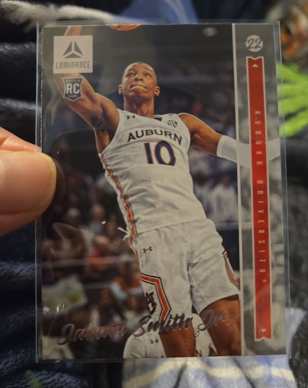 2022-23 Panini Chronicles Draft Picks Luminance #9 Jabari Smith Jr. — front