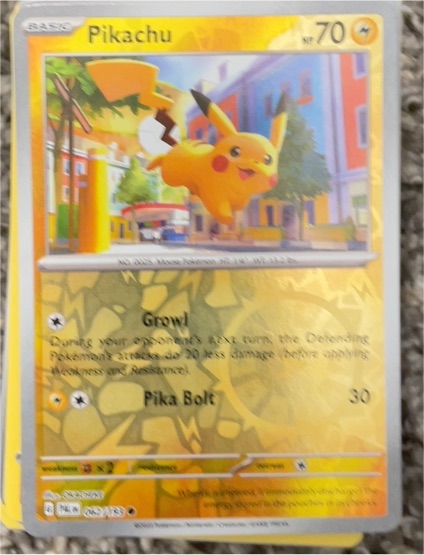 2024 Pokémon #018 Pikachu — front