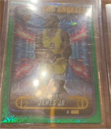 2024-25 Topps Chrome #149 Bronny James Jr. — front