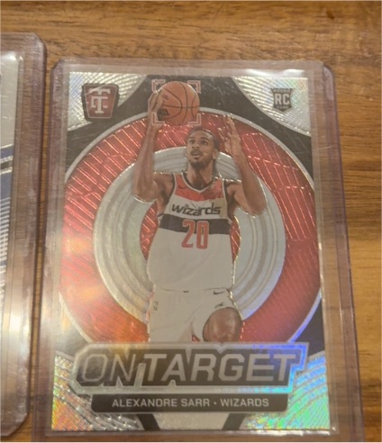 2024-25 Panini Totally Certified On Target #4 Alexandre Sarr — front