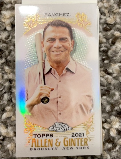 2021 Topps Allen & Ginter Chrome #260 Jesse Sanchez — front