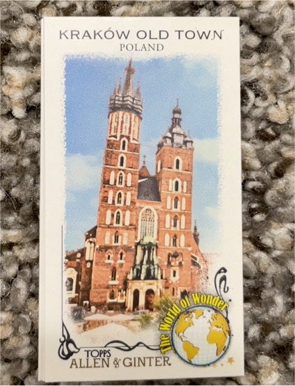 2023 Topps Allen & Ginter #WOW-38 Kraków Old Town Poland — front