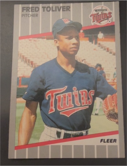 1989 Fleer #126 Fred Toliver — front