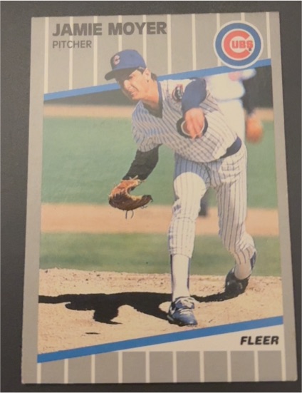 1989 Fleer #432 Jamie Moyer — front