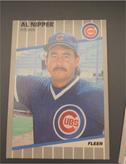 1989 Fleer #433 Al Nipper — front