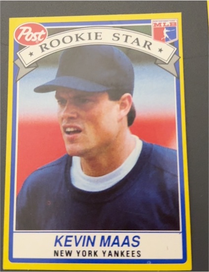 1991 Post Cereal #30 Kevin Maas — front