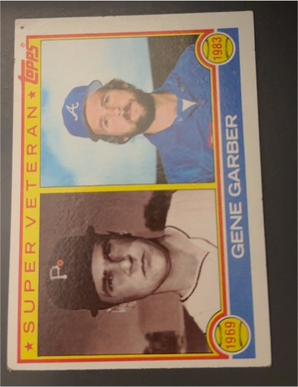 1983 Topps #256 Gene Garber Super Veteran — front