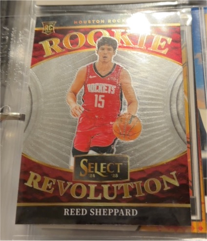 2024-25 Panini Select #5 Reed Sheppard Rookie Revolution — front