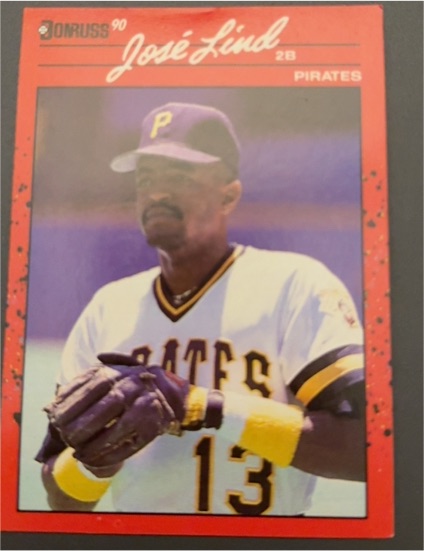 1990 Donruss #172 José Lind — front