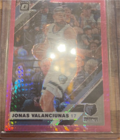 2019-20 Panini Donruss Optic #130 Jonas Valanciunas — front