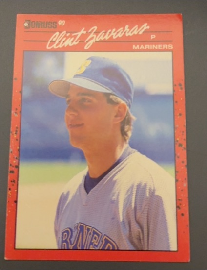 1990 Donruss #662 Clint Zavaras — front