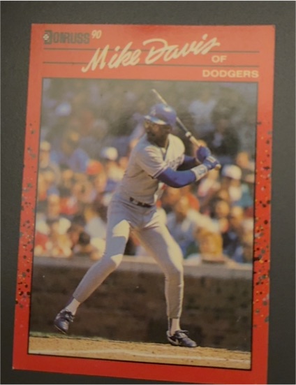 1990 Donruss #552 Mike Davis — front