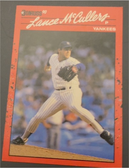 1990 Donruss #433 Lance McCullers New York Yankees — front