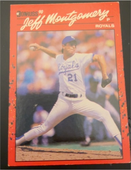 1990 Donruss #380 Jeff Montgomery — front