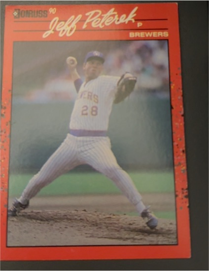 1990 Donruss #530 Jeff Peterek — front