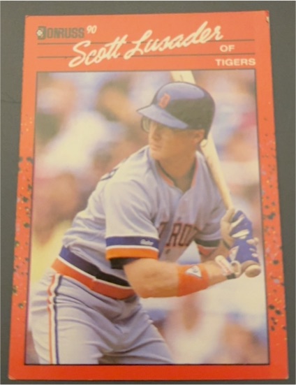 1990 Donruss #696 Scott Lusader — front