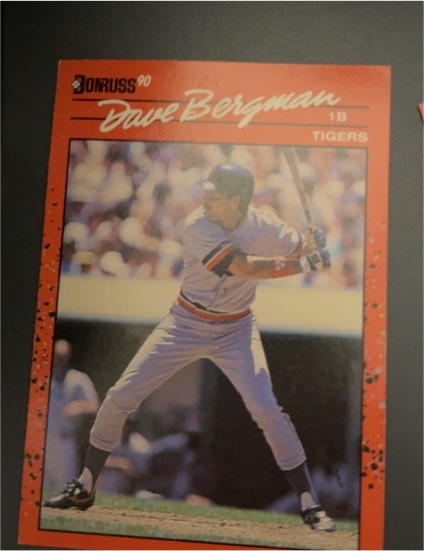 1990 Donruss #445 Dave Bergman Detroit Tigers — front