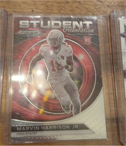 2024 Panini Prizm Draft Picks Student Orientation #SO-MHJ Marvin Harrison Jr. — front