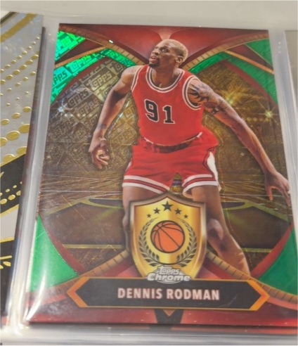 2024-25 Topps Chrome Ball of Duty #BOD-18 Dennis Rodman — front