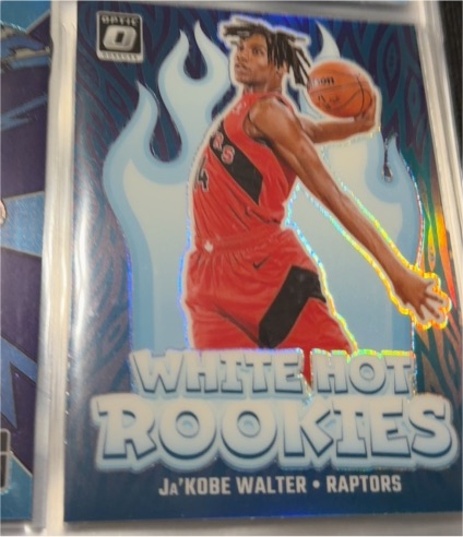 2024-25 Panini Donruss Optic #13 Ja'Kobe Walter White Hot Rookies — front