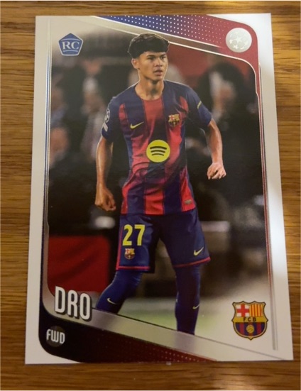 2026 Topps UEFA Champions League #111 Dro Fernández — front
