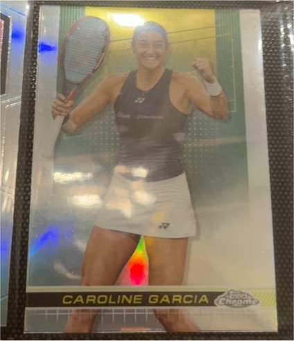 2024 Topps Chrome Tennis #14 Caroline Garcia — front