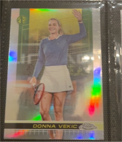 2024 Topps Chrome Tennis #48 Donna Vekic — front