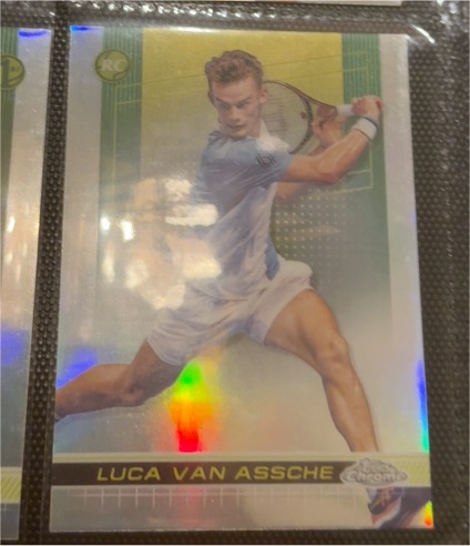 2024 Topps Chrome Tennis #122 Luca Van Assche — front