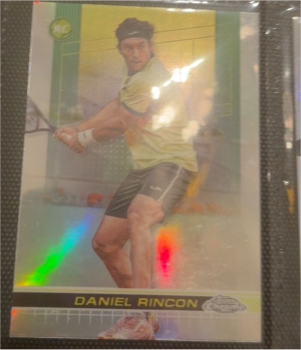 2024 Topps Chrome Tennis #158 Daniel Rincon Rookie Card — front