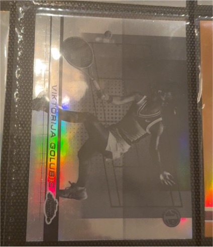 2024 Topps Chrome Tennis #4 Viktorija Golubic Negative Refractor — front