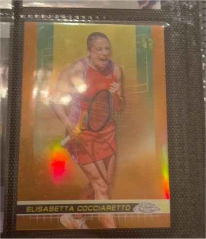2024 Topps Chrome Tennis #117 Elisabetta Cocciaretto — front