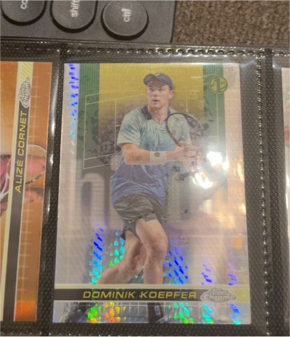 2024 Topps Chrome Tennis #94 Dominik Koepfer — front