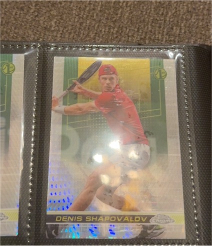 2024 Topps Chrome Tennis #23 Denis Shapovalov — front