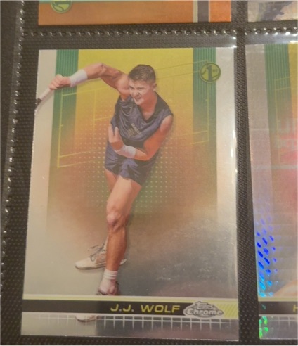 2024 Topps Chrome Tennis #67 J.J. Wolf — front