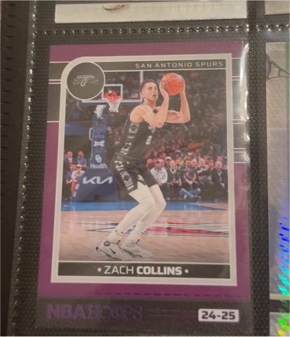 2024-25 Panini NBA Hoops #57 Zach Collins — front