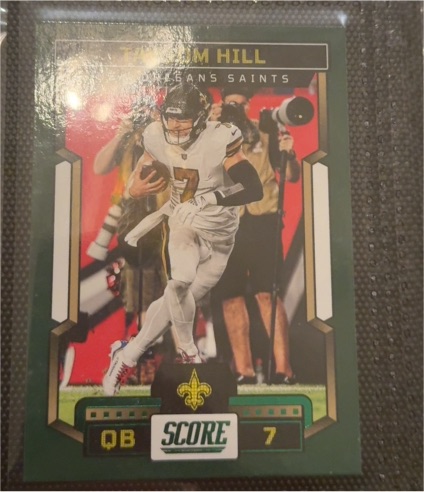 2023 Panini Score #55 Taysom Hill — front