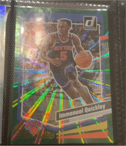 2023-24 Panini Donruss #21 Immanuel Quickley — front