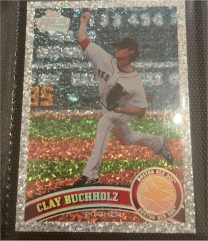 2011 Topps #208 Clay Buchholz Diamond Anniversary — front