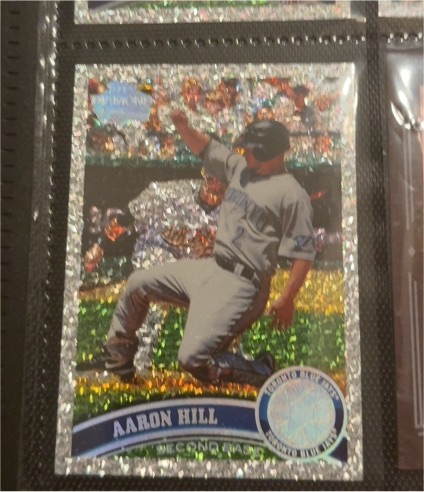 2011 Topps Diamond Anniversary #197 Aaron Hill — front