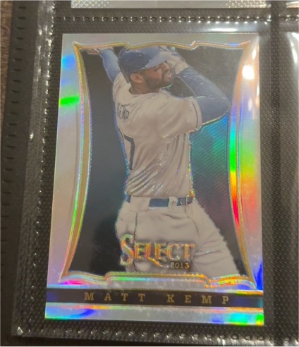 2013 Panini Select #34 Matt Kemp — front