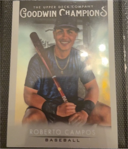 2021 Upper Deck Goodwin Champions #27 Roberto Campos — front