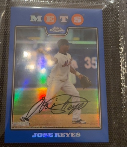 2008 Topps Chrome #19 Jose Reyes — front