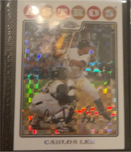 2008 Topps Chrome #143 Carlos Lee — front
