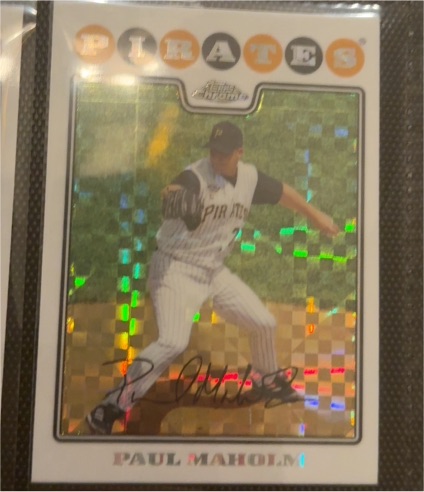 2008 Topps Chrome #186 Paul Maholm — front