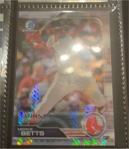 2019 Bowman Chrome #75 Mookie Betts — front