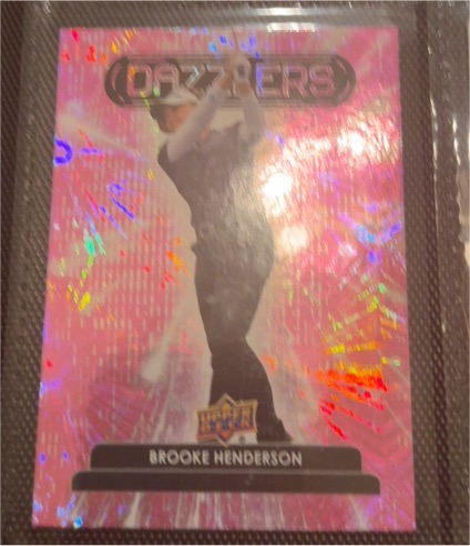 2024 Upper Deck Dazzlers #DZ-25 Brooke Henderson — front